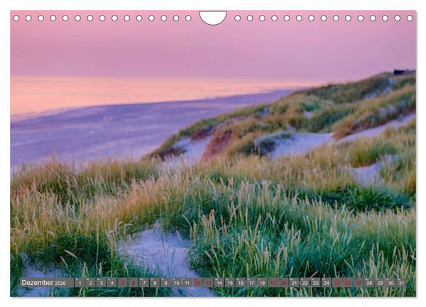 Produktbild: D&auml;nemark - Die wundersch&ouml;ne Westk&uuml;ste (Wandkalender 2026 DIN A4 quer), CALVENDO Monatskalender
