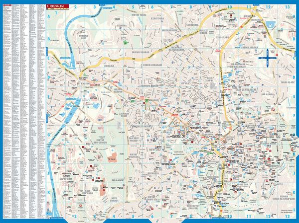 Produktbild: Jerusalem 1 : 8 000