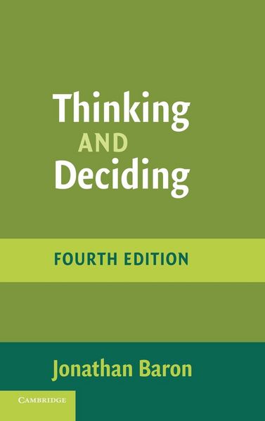 Produktbild: Thinking & Deciding 4/e