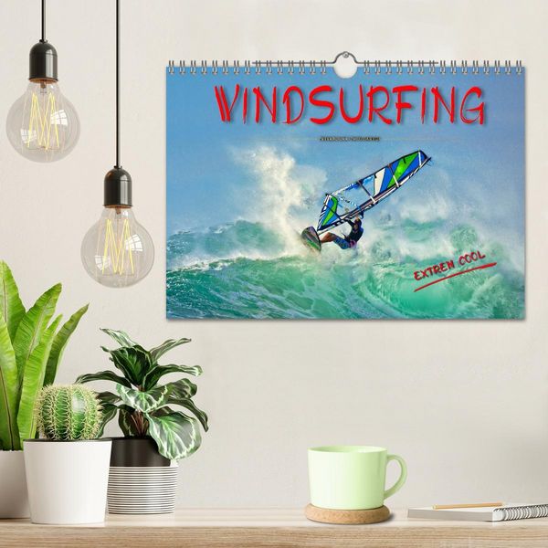 Produktbild: Windsurfing - extrem cool (Wandkalender 2026 DIN A4 quer), CALVENDO Monatskalender