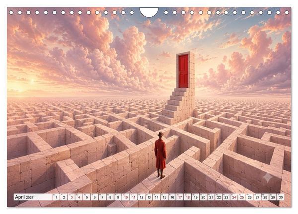 Produktbild: Zwischen Ausgang und Unendlichkeit (Wandkalender 2027 DIN A4 quer), CALVENDO Monatskalender
