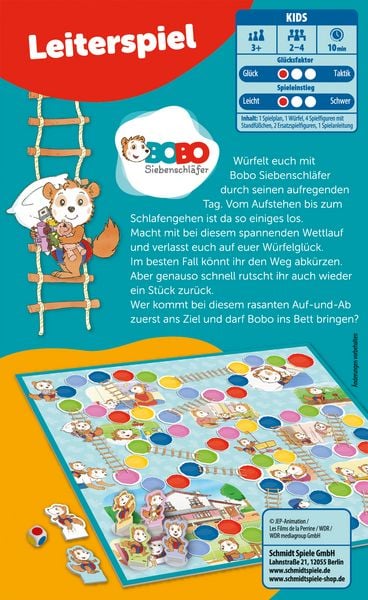 Produktbild: Bobo Siebenschl&auml;fer, Leiterspiel
