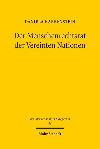 Produktbild: Der Menschenrechtsrat der Vereinten Nationen