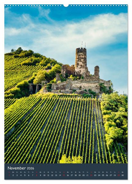 Produktbild: Burgen am Mittelrhein (Wandkalender 2026 DIN A2 hoch), CALVENDO Monatskalender