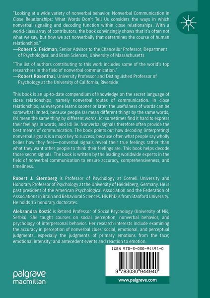 Produktbild: Nonverbal Communication in Close Relationships