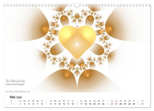 Produktbild: Mathematik - Grafiken und Zitate 2026 (Wandkalender 2026 DIN A3 quer), CALVENDO Monatskalender