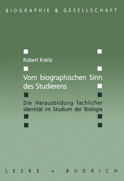 Produktbild: Vom biographischen Sinn des Studierens