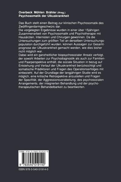 Produktbild: Psychosomatik der Ulkuskrankheit