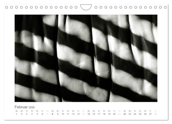 Produktbild: einfach schwarz-wei&szlig; (Wandkalender 2026 DIN A4 quer), CALVENDO Monatskalender