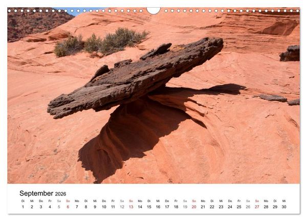 Produktbild: Felsen und Steine in fantastischen Farben und Formen (Wandkalender 2026 DIN A3 quer), CALVENDO Monatskalender