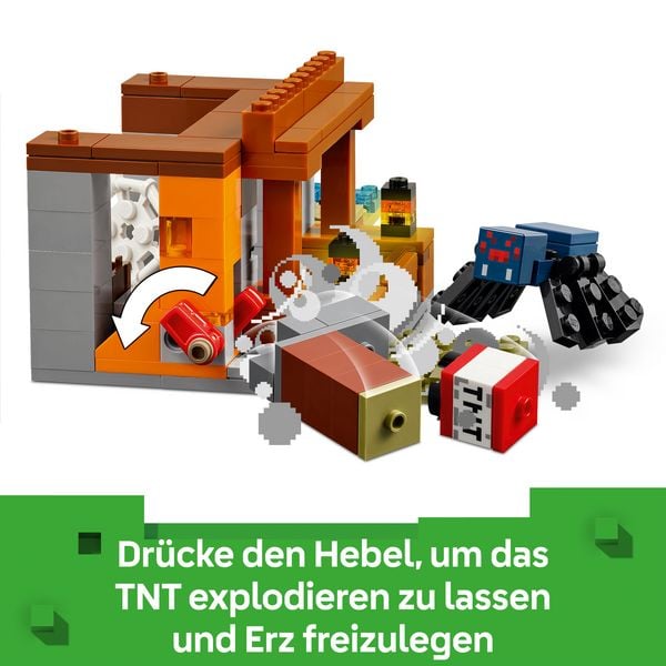 Produktbild: LEGO Minecraft 21269 Die Expedition zur G&uuml;rteltiermine, Gamer Geschenk