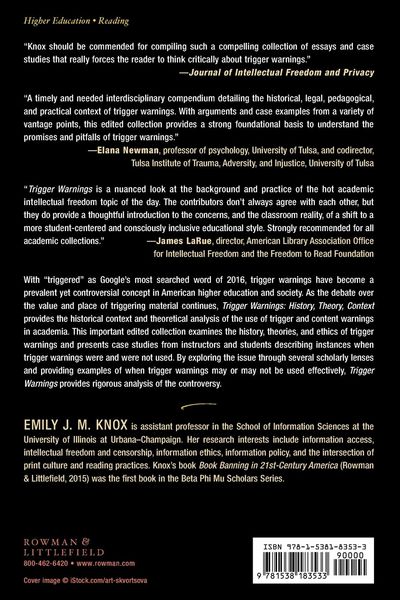 Produktbild: Trigger Warnings