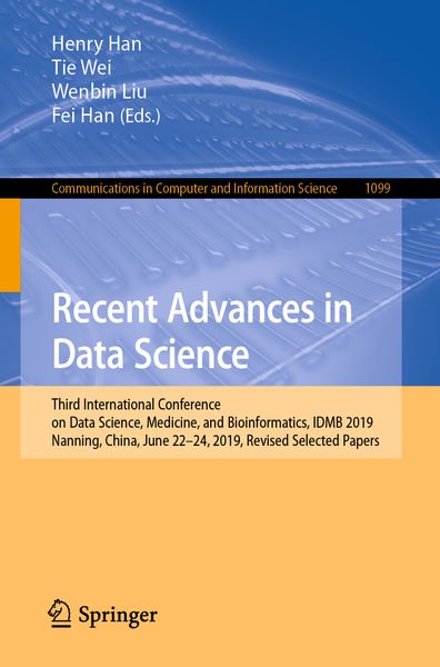 Produktbild: Recent Advances in Data Science