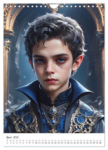 Produktbild: Vampirkinder der Finsternis (Wandkalender 2026 DIN A4 hoch), CALVENDO Monatskalender