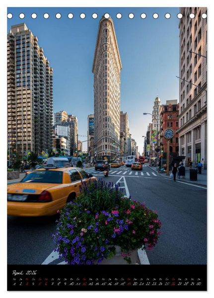 Produktbild: New York City (Tischkalender 2026 DIN A5 hoch), CALVENDO Monatskalender