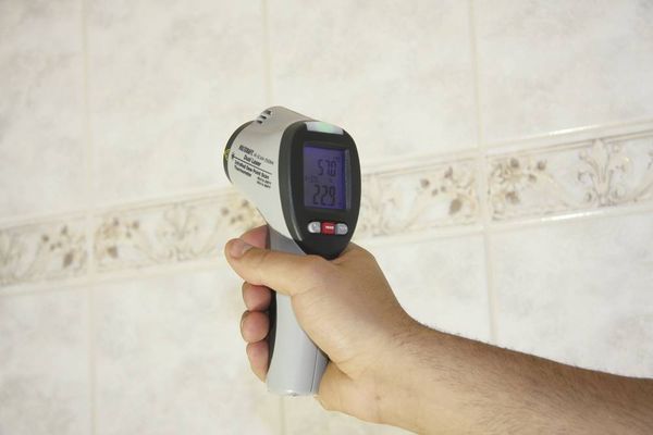 Produktbild: VOLTCRAFT IR-SCAN-350RH/2 Infrarot-Thermometer Optik 20:1 -50 - +380 &deg;C Pyrometer, Taupunktscanner