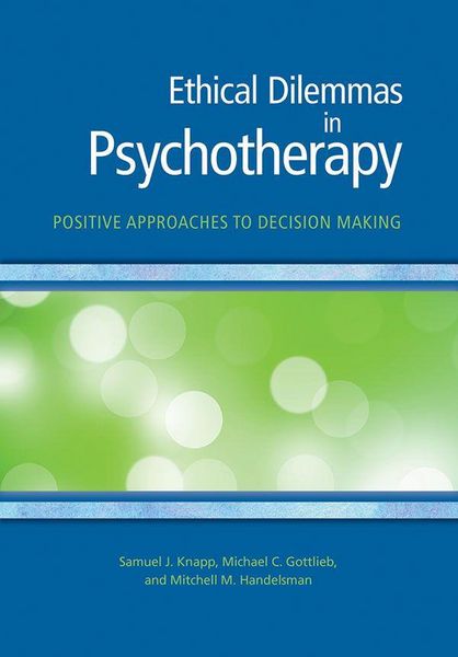 Produktbild: Ethical Dilemmas in Psychotherapy