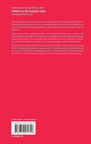 Produktbild: Solidarity in the European Union