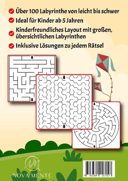 Produktbild: Labyrinthe f&uuml;r Kinder ab 5 Jahren - Band 7