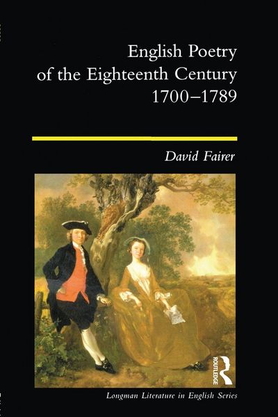 Produktbild: English Poetry of the Eighteenth Century, 1700-1789
