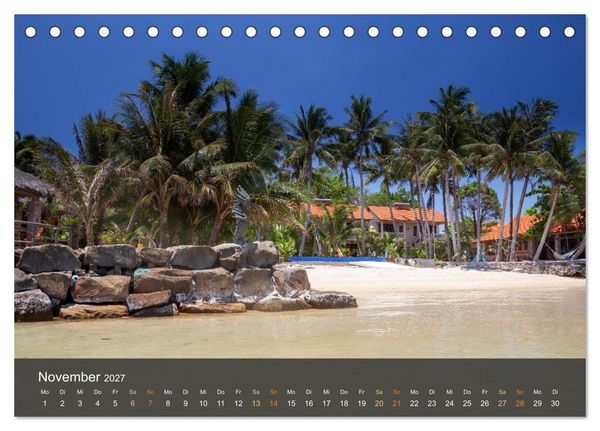 Produktbild: Traumstr&auml;nde in Vietnam (Tischkalender 2027 DIN A5 quer), CALVENDO Monatskalender