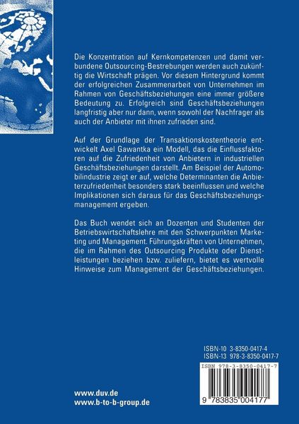 Produktbild: Anbieterzufriedenheit in industriellen Gesch&auml;ftsbeziehungen