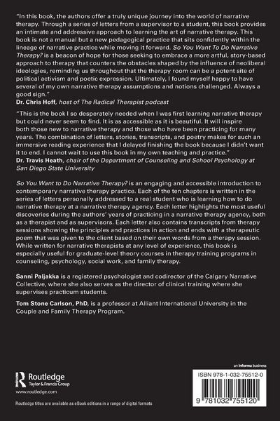 Produktbild: So You Want to Do Narrative Therapy?