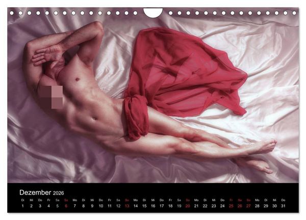 Produktbild: M&Auml;NNER - AKTE ZWISCHEN KRAFT UND SINNLICHKEIT (Wandkalender 2026 DIN A4 quer), CALVENDO Monatskalender