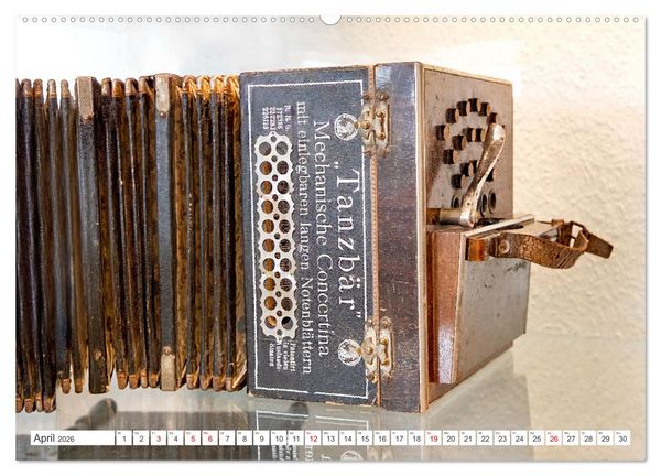Produktbild: Selbstspielende Musikinstrumente (Wandkalender 2026 DIN A2 quer), CALVENDO Monatskalender