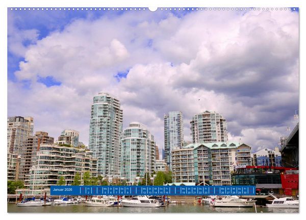 Produktbild: Vancouver - Tr&auml;umen zwischen Wolken und Meer (hochwertiger Premium Wandkalender 2026 DIN A2 quer), Kunstdruck in Hochglanz