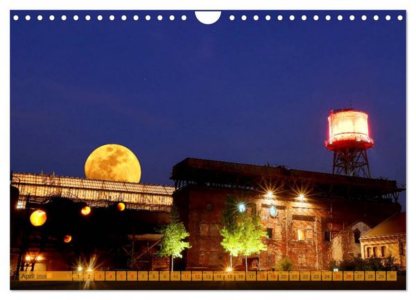Produktbild: RUHRPOTT LICHTER (Wandkalender 2026 DIN A4 quer), CALVENDO Monatskalender
