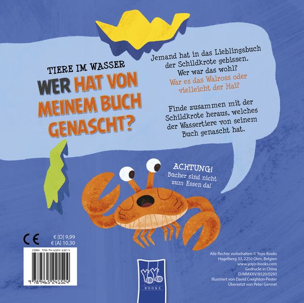 Produktbild: Wer hat von meinem Buch genascht? - Tiere im Wasser