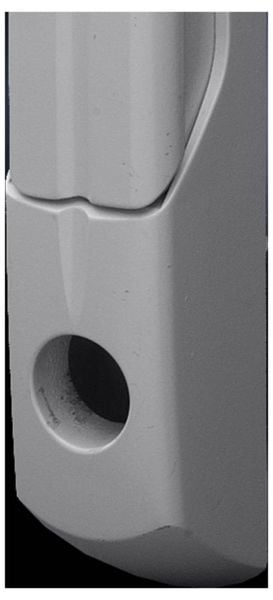 Rittal TS 8611.020 Komfortgriff für Verschluss-Einsätze Lichtgrau (RAL 7035) 1St.