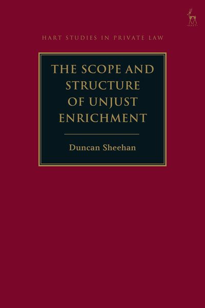 Produktbild: The Scope and Structure of Unjust Enrichment