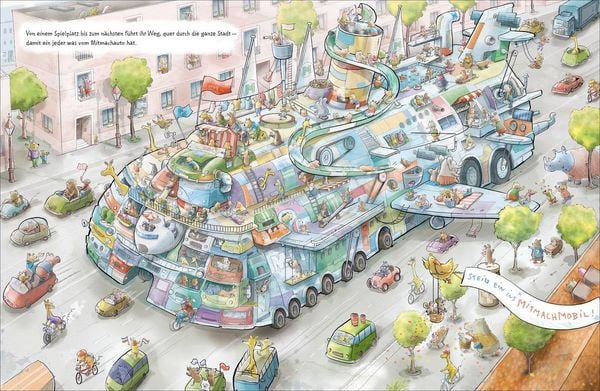 Produktbild: Die unglaubliche Geschichte vom verr&uuml;cktesten, riesigsten Mitmachmobil der Welt