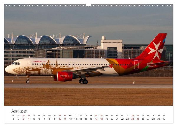 Produktbild: Airbus A320 Das Brot und Butter Flugzeug (Wandkalender 2027 DIN A2 quer), CALVENDO Monatskalender