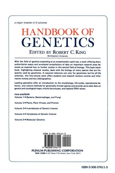 Produktbild: Handbook of Genetics