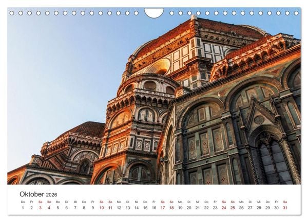 Produktbild: Florenz - Die Hauptstadt der Toskana. (Wandkalender 2026 DIN A4 quer), CALVENDO Monatskalender