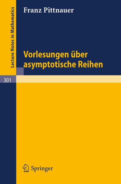 Produktbild: Vorlesungen &uuml;ber asymptotische Reihen