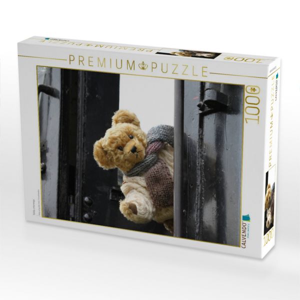 Produktbild: CALVENDO Puzzle Teddy unterwegs | 1000 Teile Lege-Gr&ouml;&szlig;e 64x48cm Foto-Puzzle f&uuml;r gl&uuml;ckliche Stunden