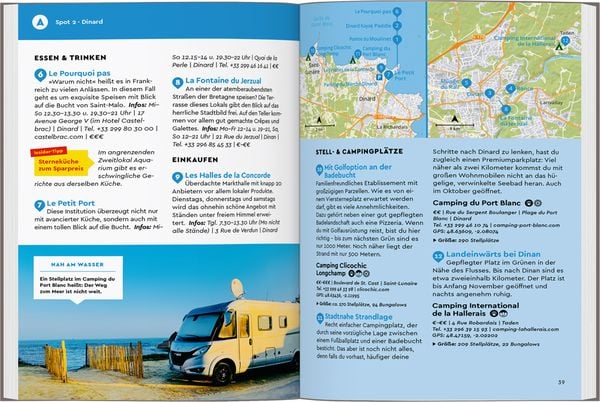 Produktbild: MARCO POLO Camper Guide Bretagne & Normandie