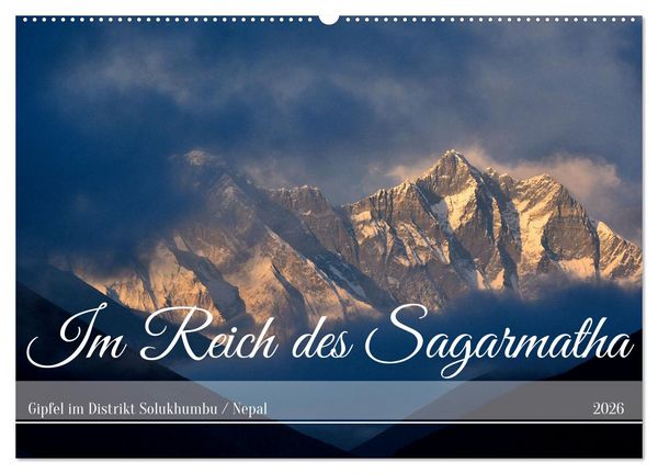 Produktbild: Im Reich des Sagarmatha (Wandkalender 2026 DIN A2 quer), CALVENDO Monatskalender