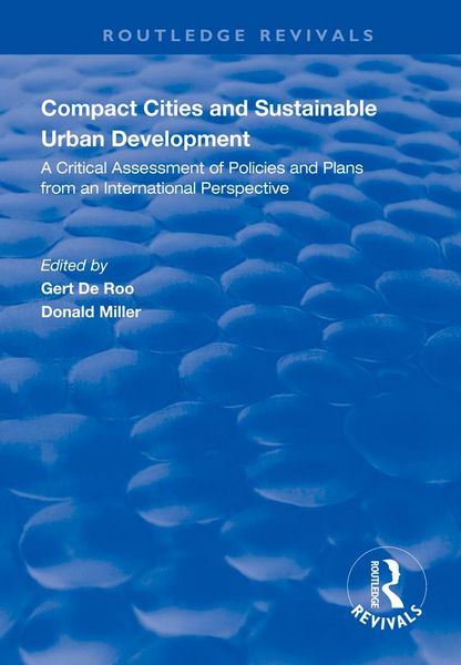 Produktbild: Compact Cities and Sustainable Urban Development