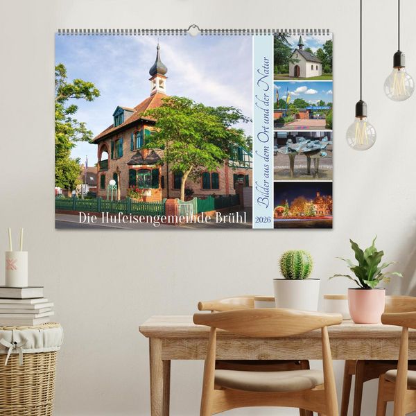 Produktbild: Die Hufeisengemeinde Br&uuml;hl (Wandkalender 2026 DIN A2 quer), CALVENDO Monatskalender