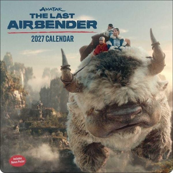 Produktbild: Avatar: The Last Airbender Netflix Series 2027 Wall Calendar with Bonus Poster