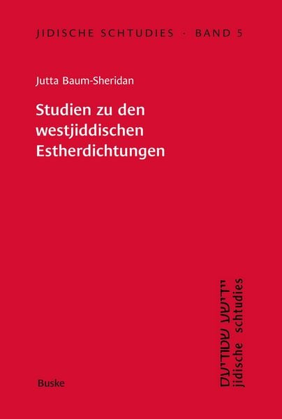 Produktbild: Studien zu den westjiddischen Estherdichtungen