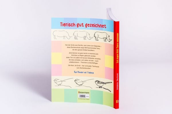 Produktbild: Ich kann 500 Tiere zeichnen. Die Zeichenschule f&uuml;r Kinder ab 8 Jahren