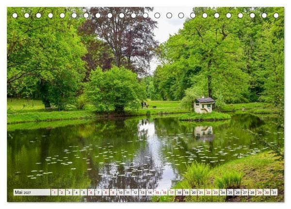 Produktbild: Parks und Wasserlandschaften (Tischkalender 2027 DIN A5 quer), CALVENDO Monatskalender