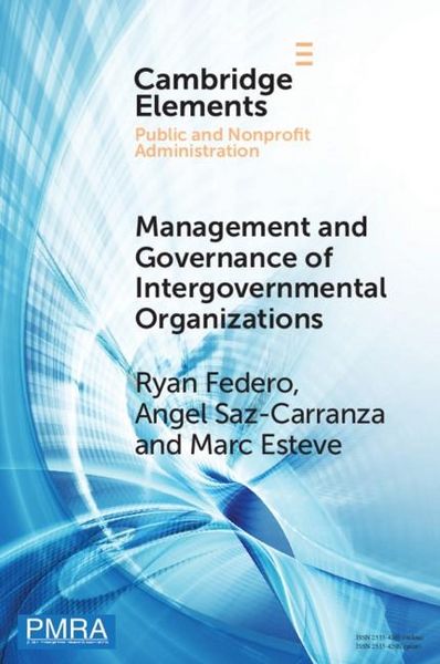 Produktbild: Management and Governance of Intergovernmental Organizations