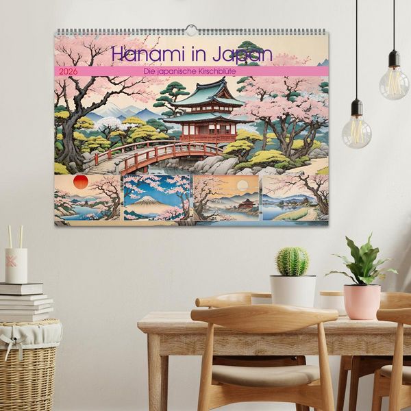 Produktbild: Hanami in Japan (Wandkalender 2026 DIN A2 quer), CALVENDO Monatskalender